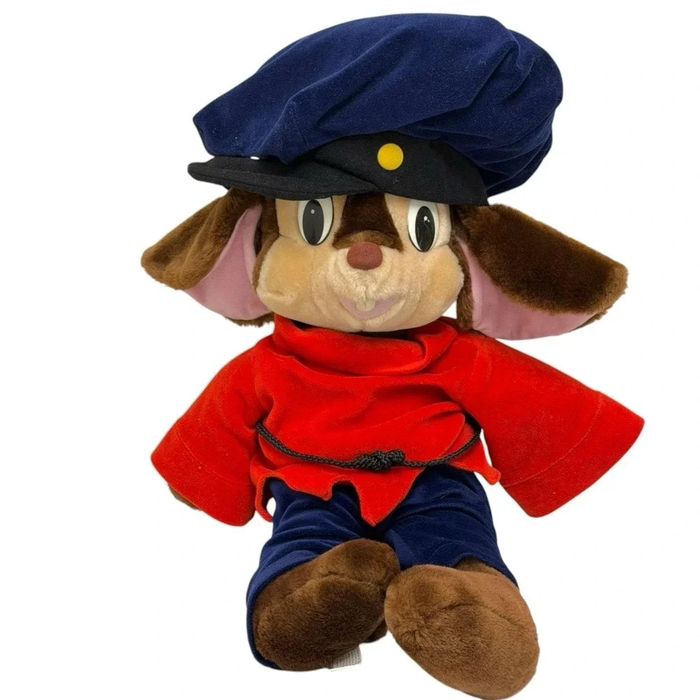 Vintage 1986 Sears An American Tail Fievel Mousekewitz Plush Mouse Rodent 25